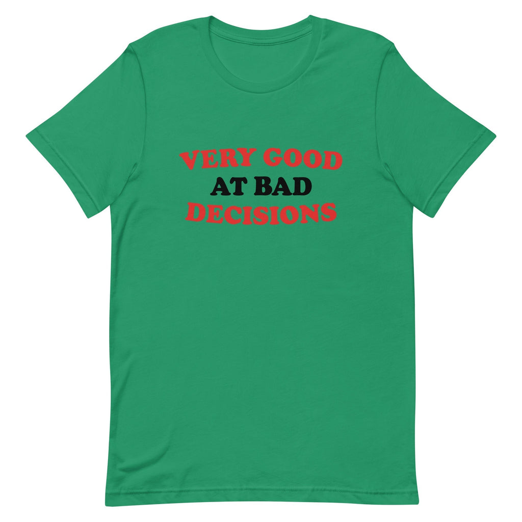 Very Good At Bad Decisions Men's Signature Tee Hoodie, Sweatshirt | CoreVibeTees.com (Image 2)