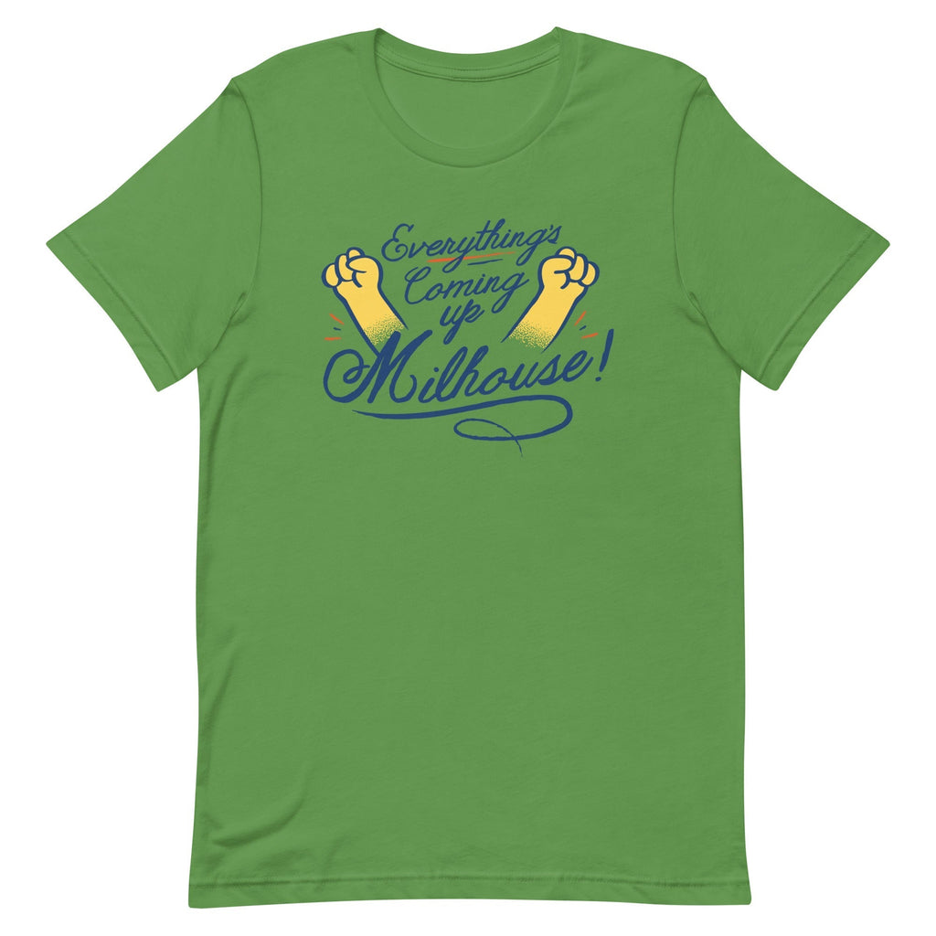Everything's Coming Up Milhouse! Men's Signature Tee Hoodie, Sweatshirt | CoreVibeTees.com (Image 2)