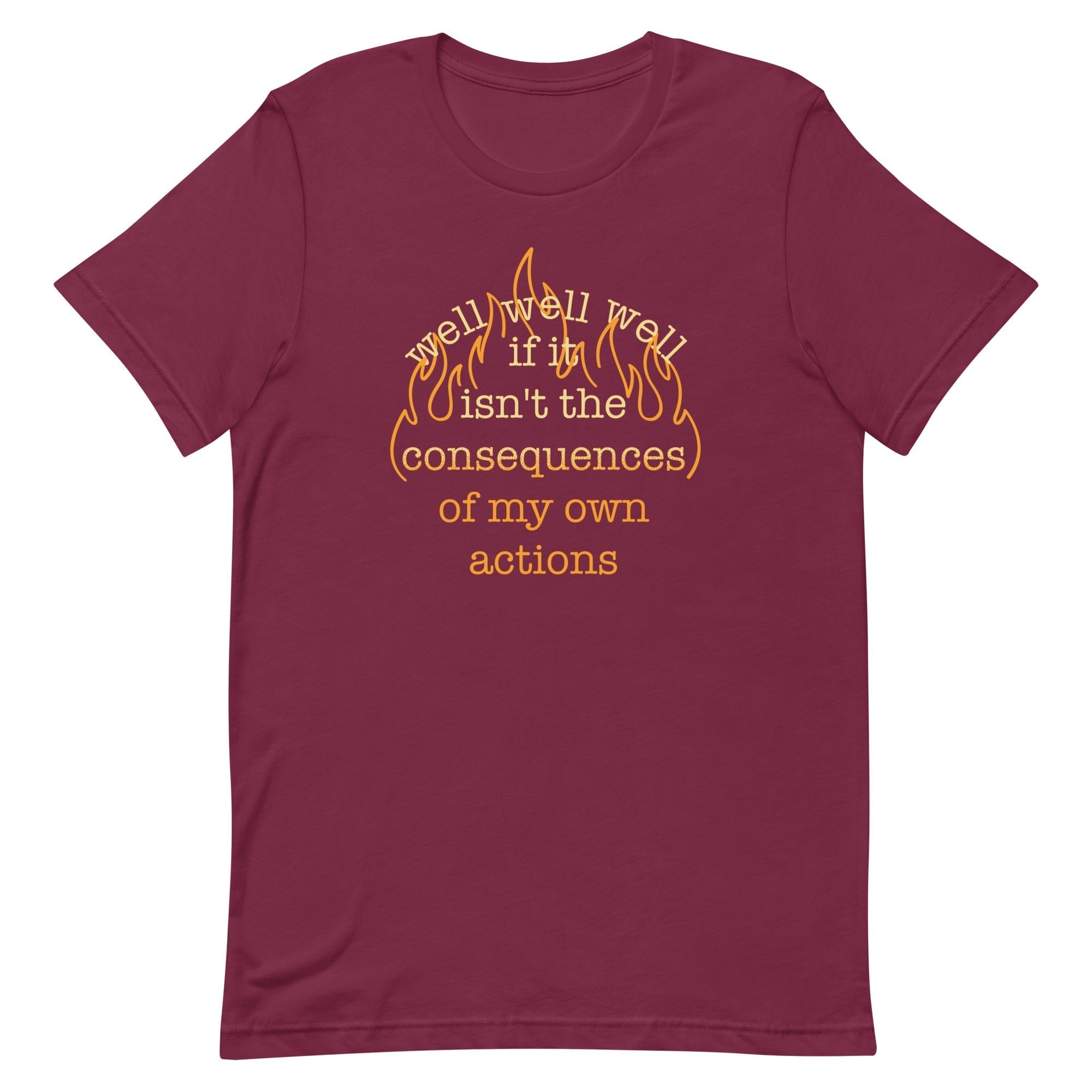 The Consequences Of My Own Actions Men's Signature Tee Hoodie, Sweatshirt | CoreVibeTees.com (Image 4)