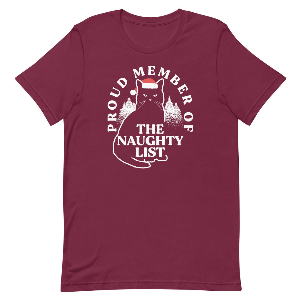 The Naughty List Men's Signature Tee Hoodie, Sweatshirt | CoreVibeTees.com (Image 3)