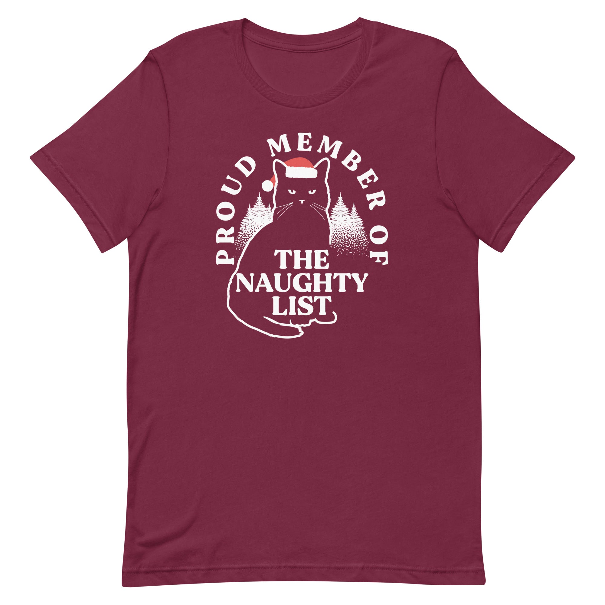 The Naughty List Men's Signature Tee Hoodie, Sweatshirt | CoreVibeTees.com (Image 3)