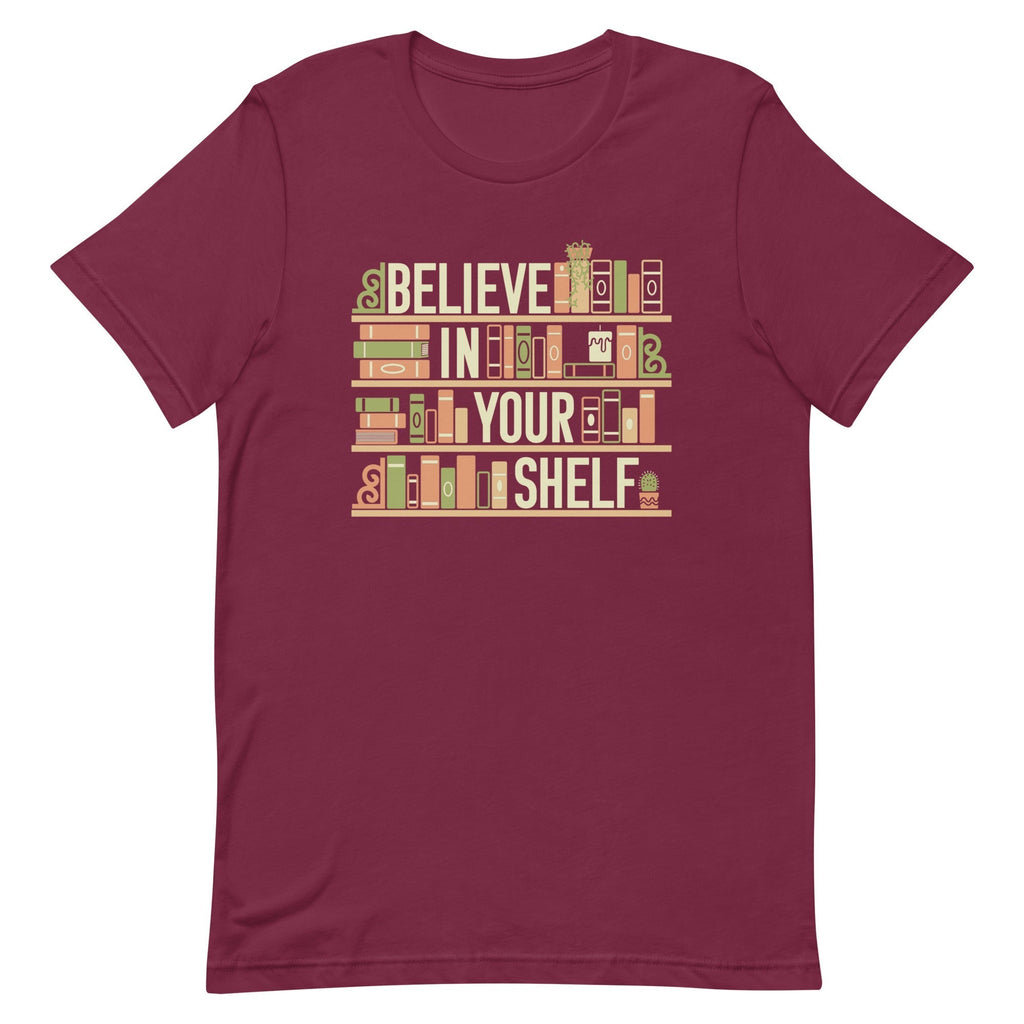 Believe In Your Shelf Men's Signature Tee Hoodie, Sweatshirt | CoreVibeTees.com (Image 4)