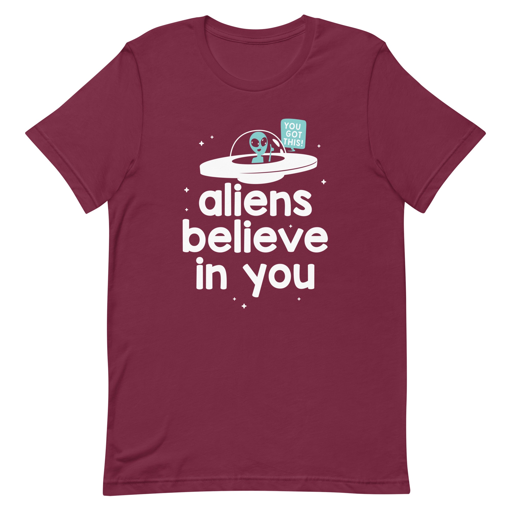 Aliens Believe In You Men's Signature Tee Hoodie, Sweatshirt | CoreVibeTees.com (Image 1)