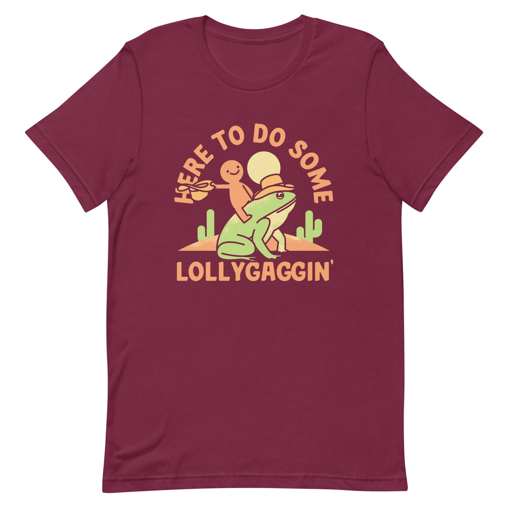 Here To Do Some Lollygaggin Men's Signature Tee Hoodie, Sweatshirt | CoreVibeTees.com (Image 3)