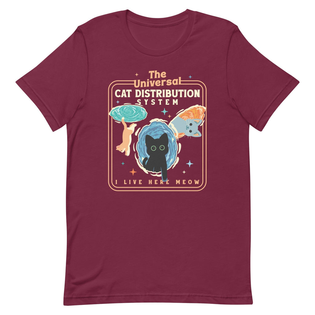 The Universal Cat Distribution System Men's Signature Tee Hoodie, Sweatshirt | CoreVibeTees.com (Image 3)