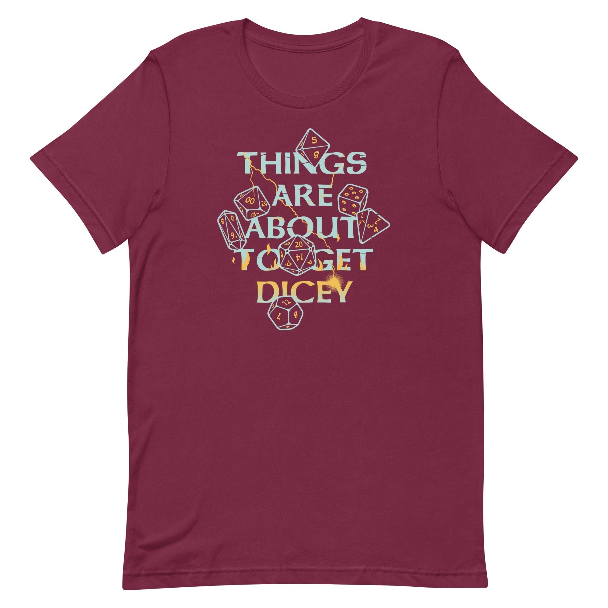 Things Are About To Get Dicey Men's Signature Tee Hoodie, Sweatshirt | CoreVibeTees.com (Image 3)