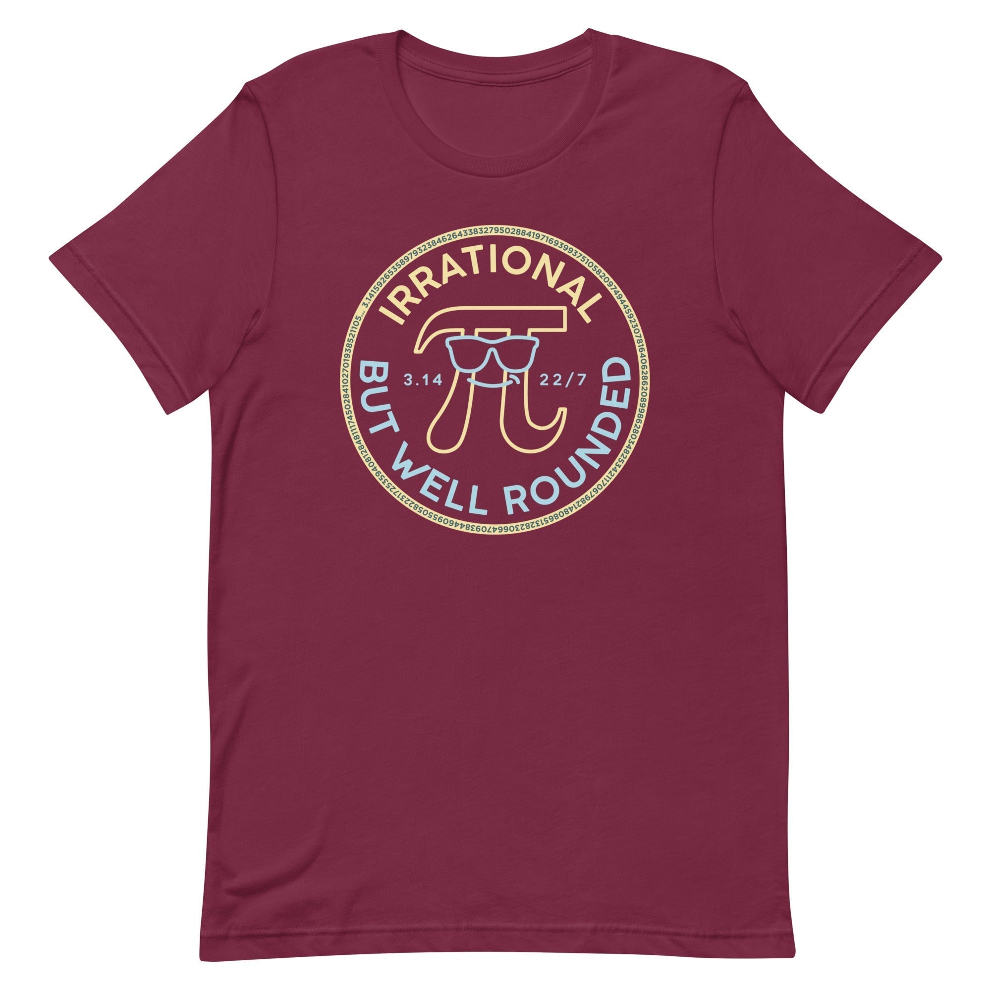 Irrational But Well Rounded Men's Signature Tee Hoodie, Sweatshirt | CoreVibeTees.com (Image 3)