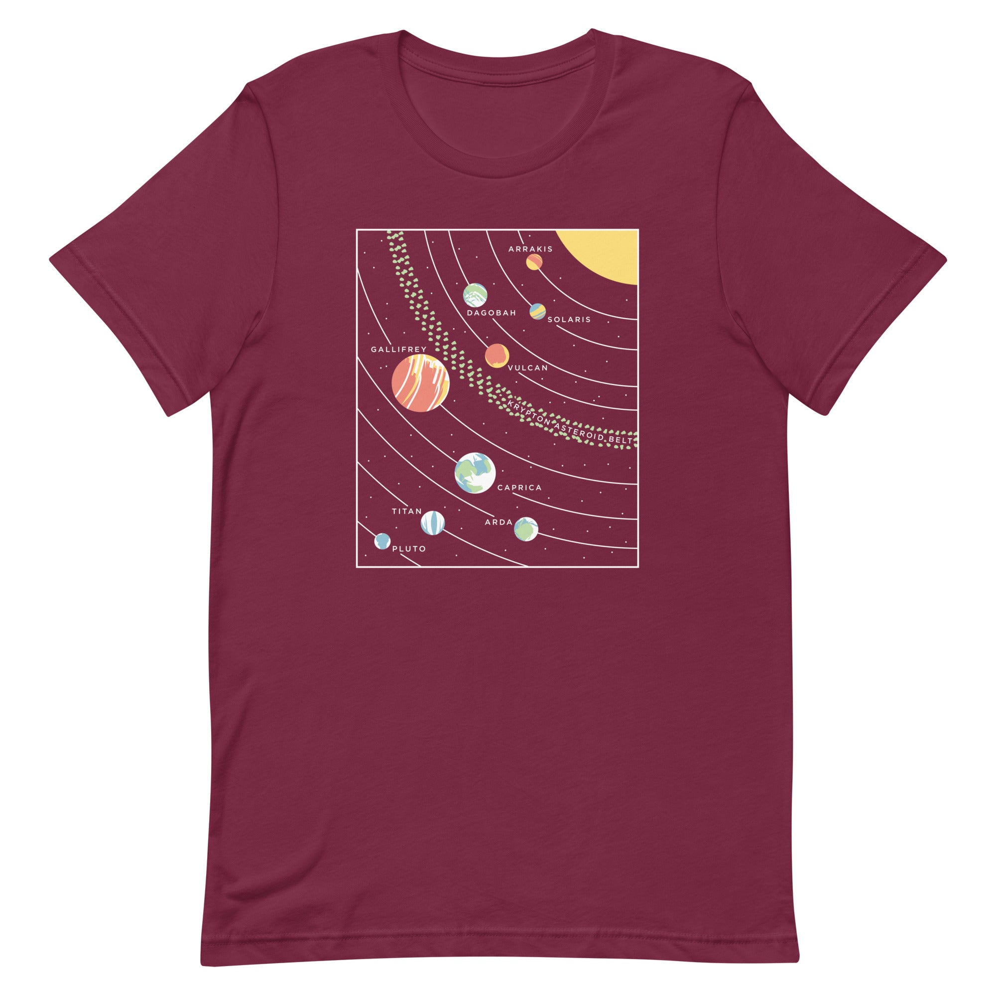 9 Planets Men's Signature Tee Hoodie, Sweatshirt | CoreVibeTees.com (Image 3)