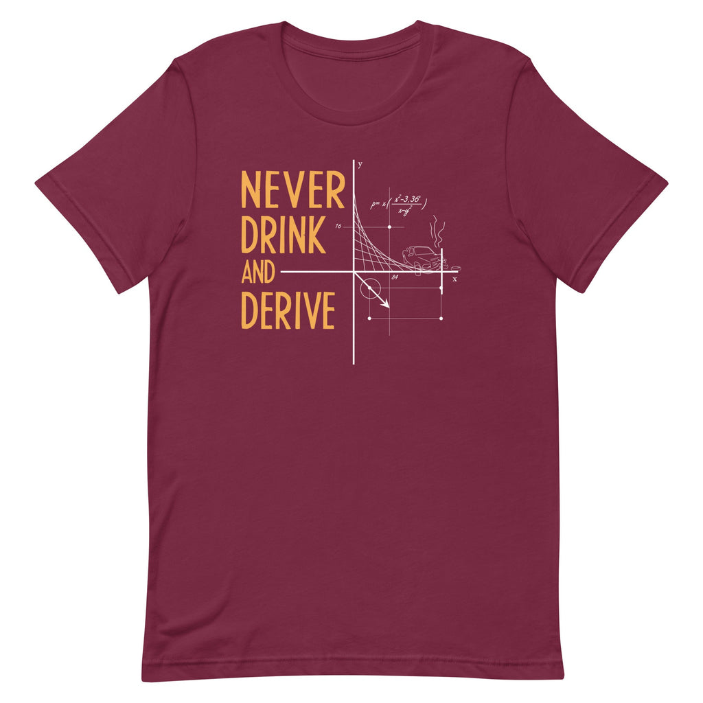 Never Drink and Derive Men's Signature Tee Hoodie, Sweatshirt | CoreVibeTees.com (Image 3)