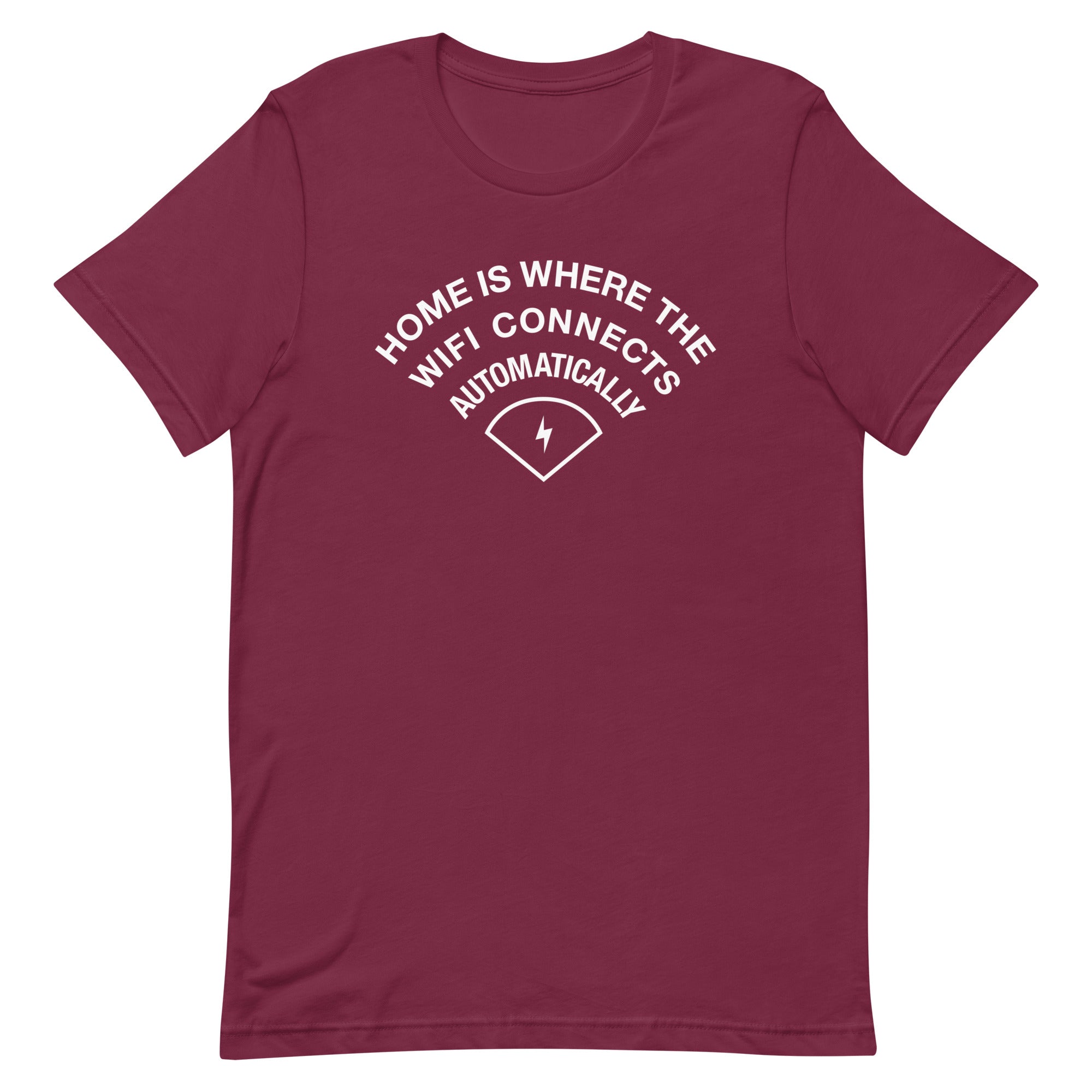 Home Is Where The WiFI Connects Automatically Men's Signature Tee Hoodie, Sweatshirt | CoreVibeTees.com (Image 3)