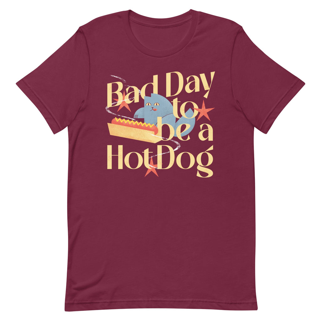 Bad Day To Be A Hot Dog Men's Signature Tee