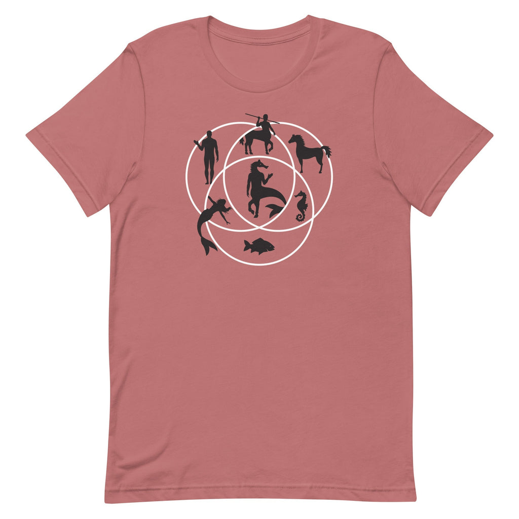 Human Horse Fish Venn Diagram Men's Signature Tee Hoodie, Sweatshirt | CoreVibeTees.com (Image 4)