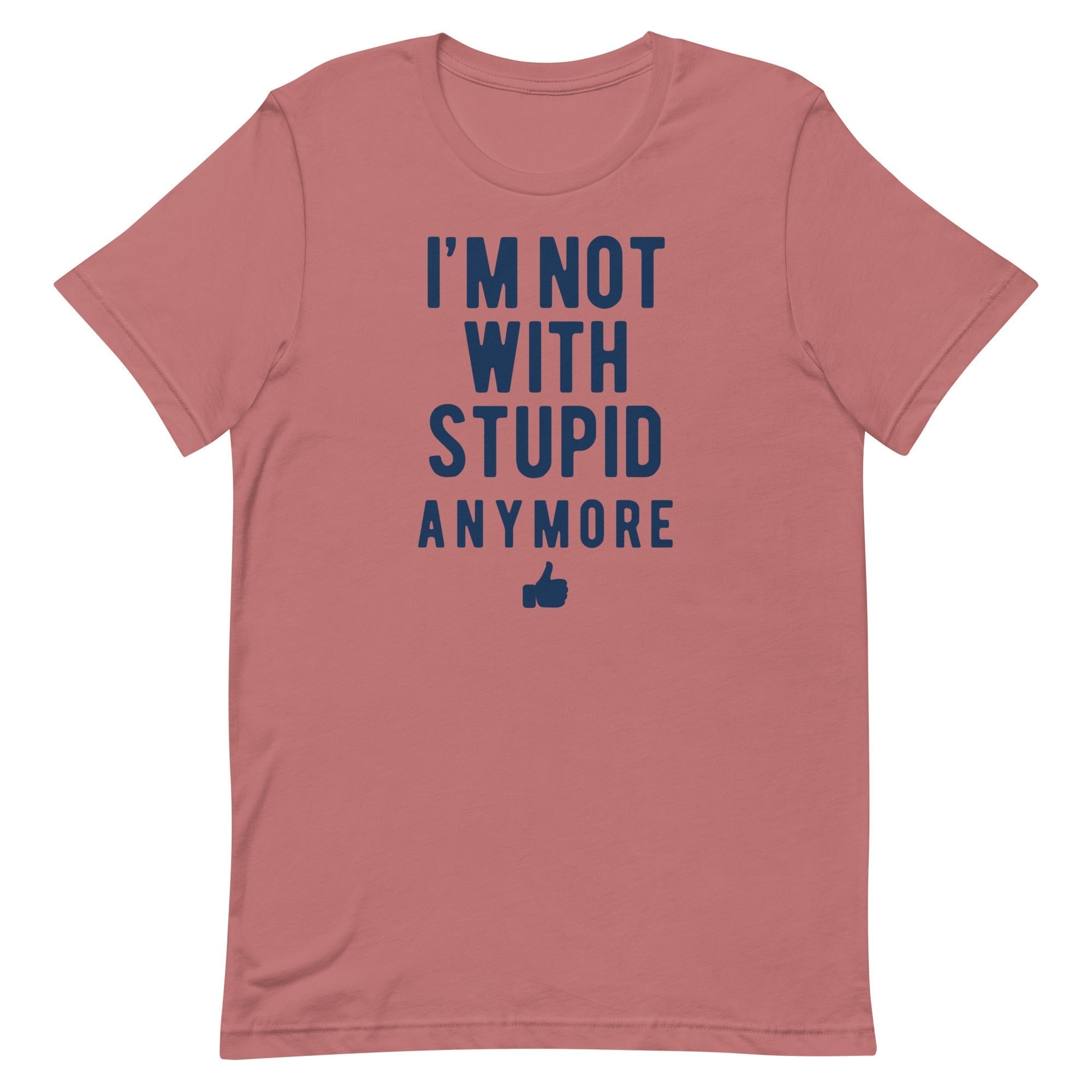 I'm Not With Stupid Anymore Men's Signature Tee Hoodie, Sweatshirt | CoreVibeTees.com (Image 2)