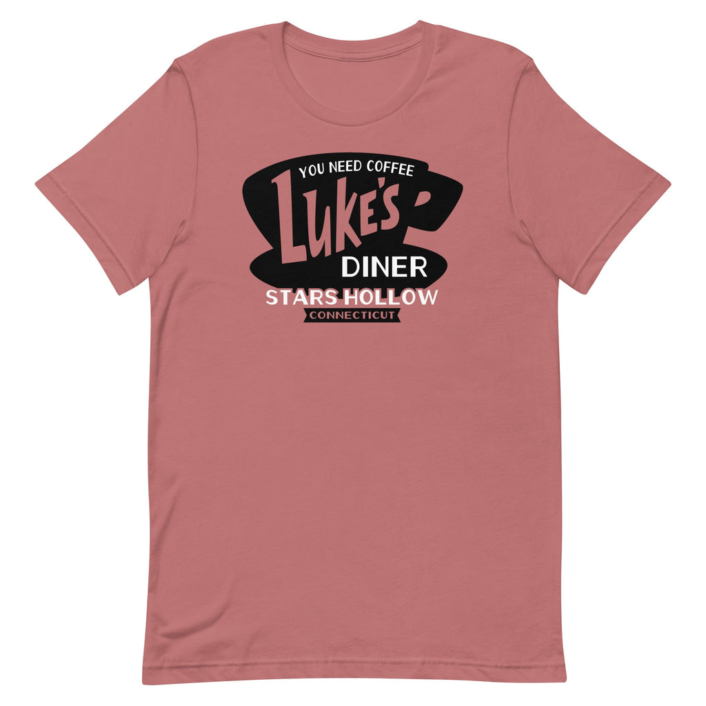 Luke's Diner Men's Signature Tee Hoodie, Sweatshirt | CoreVibeTees.com (Image 2)