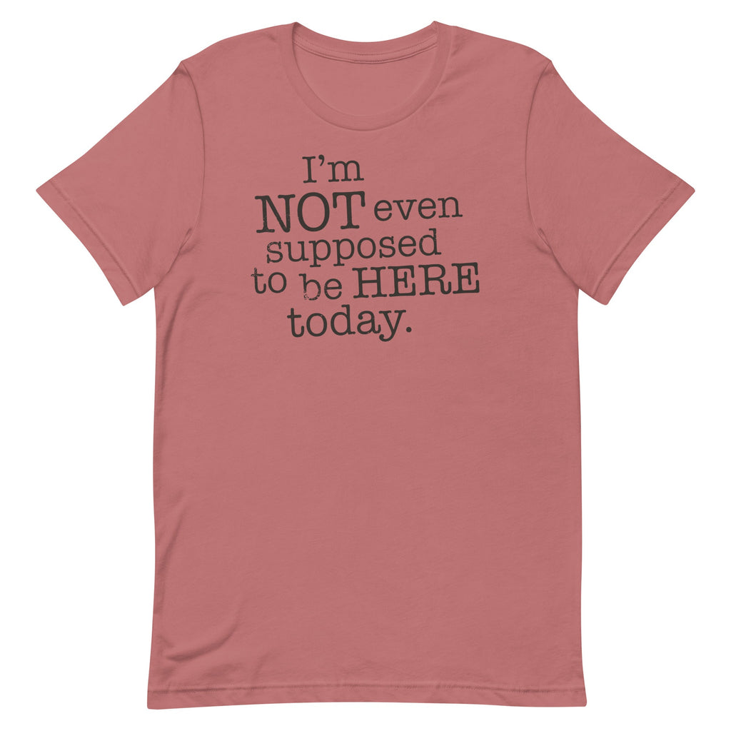I'm Not Even Supposed To Be Here Today Men's Signature Tee Hoodie, Sweatshirt | CoreVibeTees.com (Image 2)