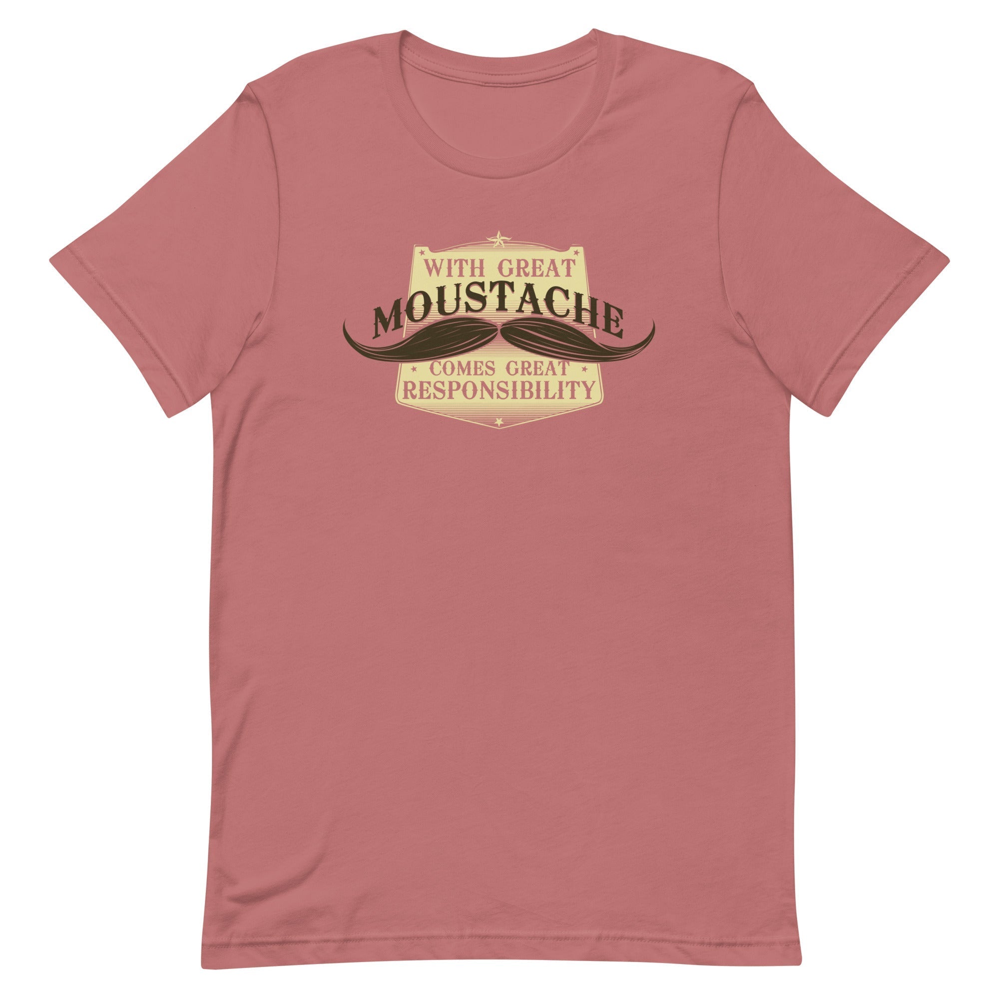 With Great Moustache Men's Signature Tee Hoodie, Sweatshirt | CoreVibeTees.com (Image 2)