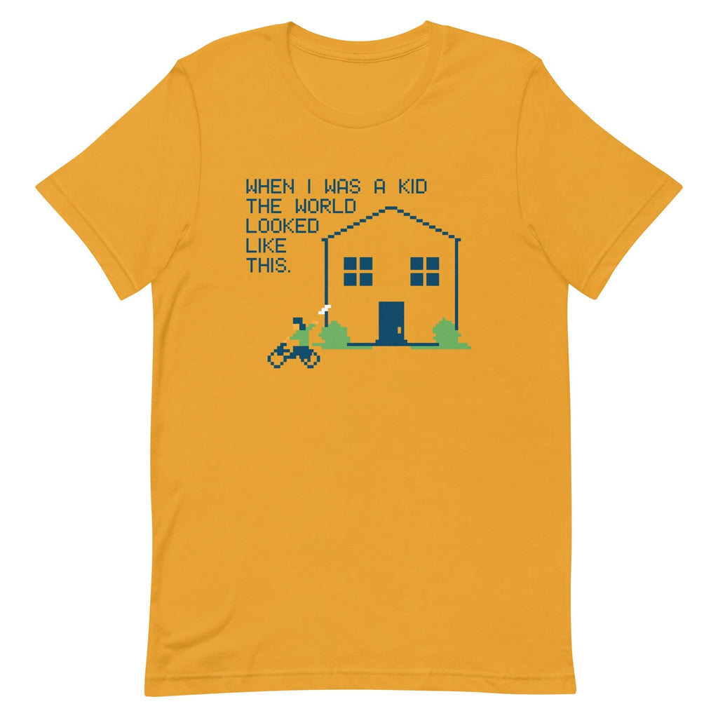 When I Was A Kid The World Men's Signature Tee Hoodie, Sweatshirt | CoreVibeTees.com (Image 2)
