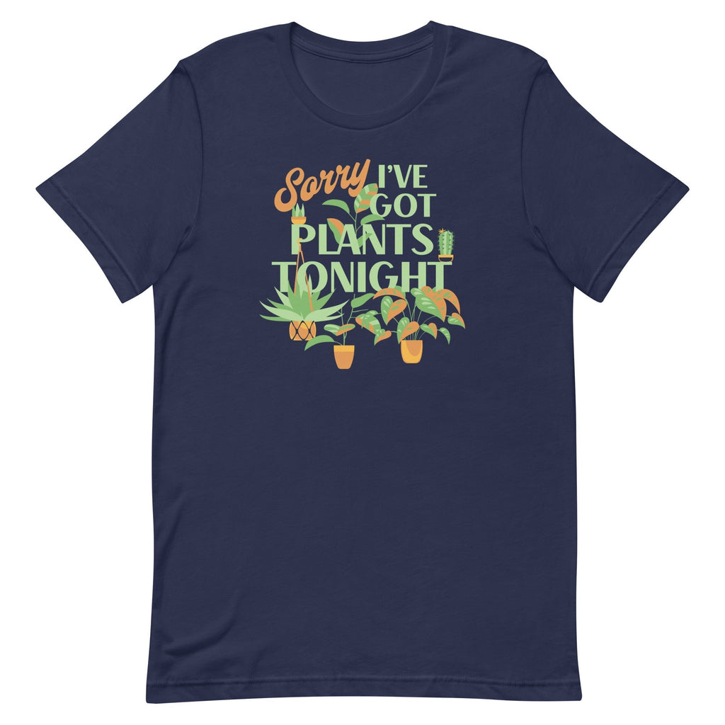 Sorry I've Got Plants Tonight Men's Signature Tee Hoodie, Sweatshirt | CoreVibeTees.com (Image 3)