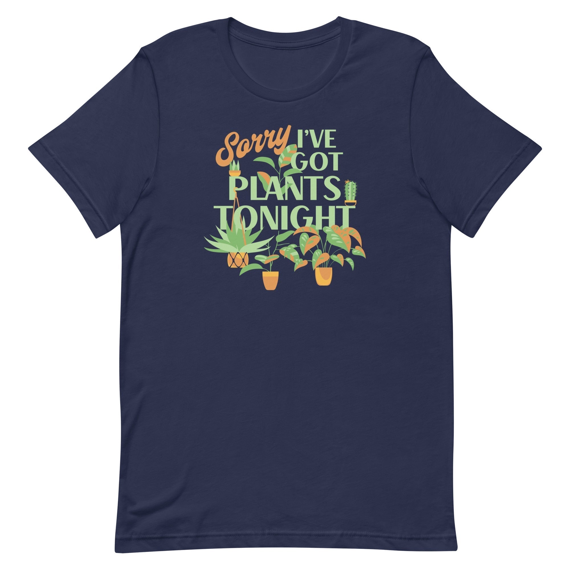 Sorry I've Got Plants Tonight Men's Signature Tee Hoodie, Sweatshirt | CoreVibeTees.com (Image 3)