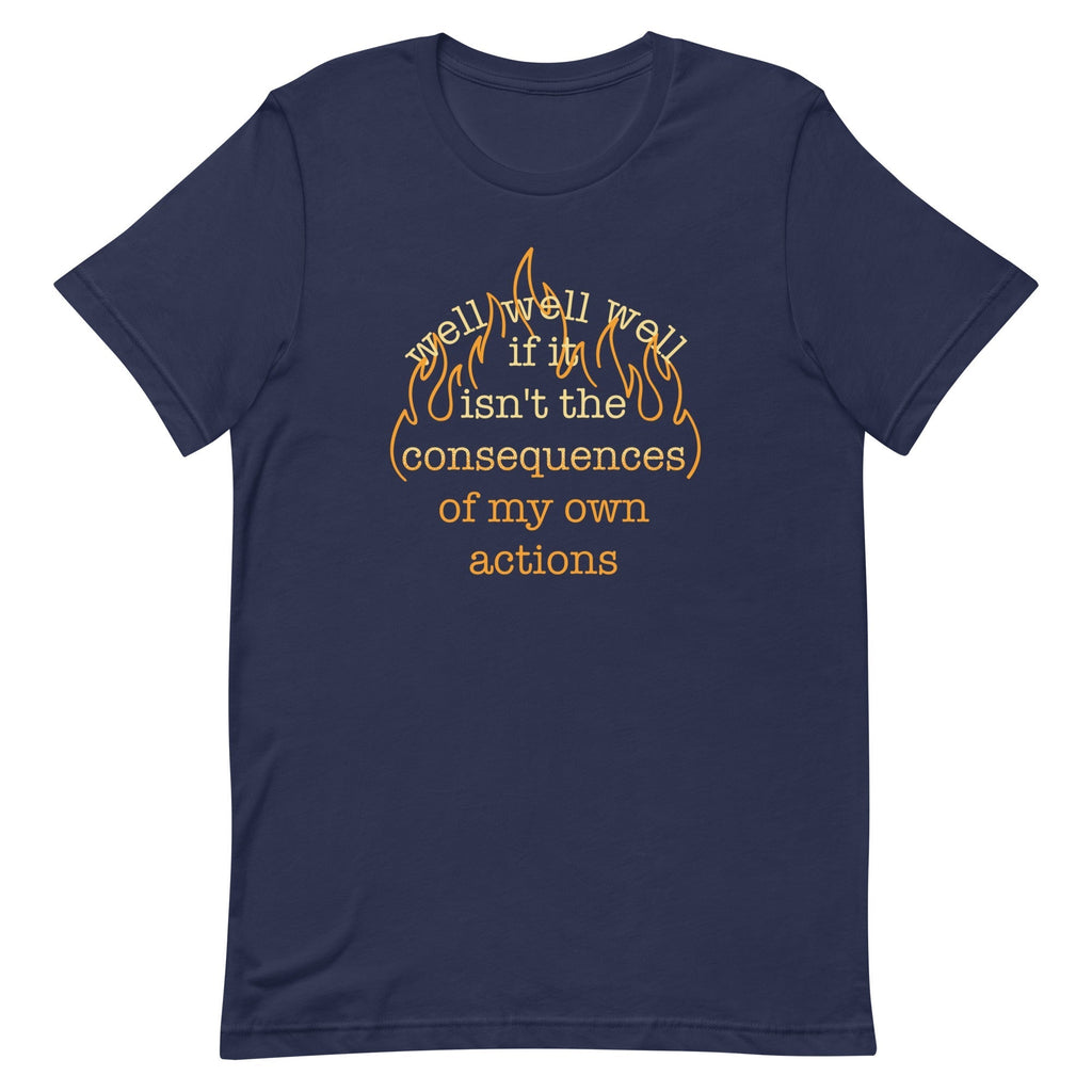 The Consequences Of My Own Actions Men's Signature Tee Hoodie, Sweatshirt | CoreVibeTees.com (Image 2)