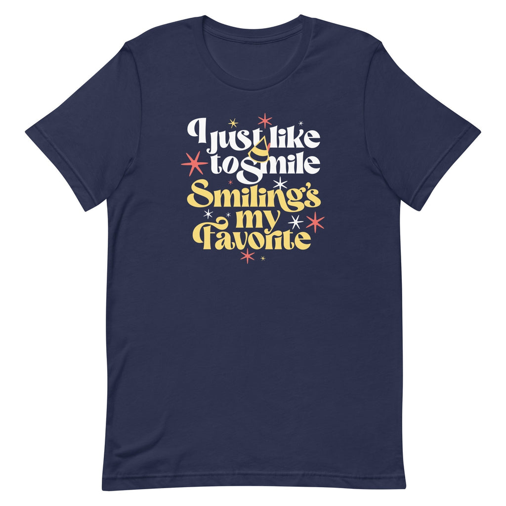 I Just Like To Smile Smiling's My Favorite Men's Signature Tee Hoodie, Sweatshirt | CoreVibeTees.com (Image 3)