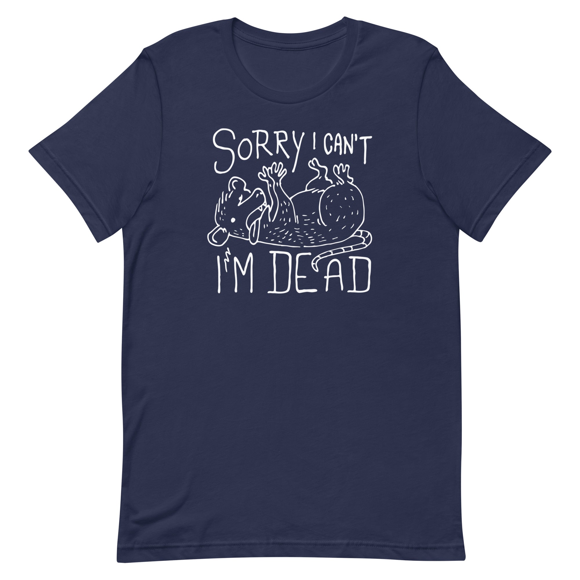 Sorry I Can't I'm Dead Men's Signature Tee Hoodie, Sweatshirt | CoreVibeTees.com (Image 3)