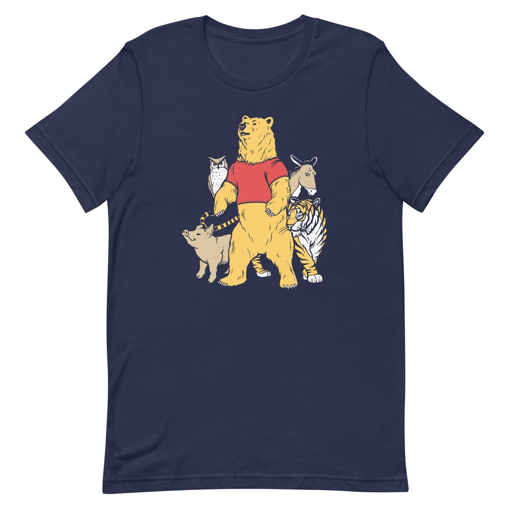 Bear And Friends Men's Signature Tee Hoodie, Sweatshirt | CoreVibeTees.com (Image 3)