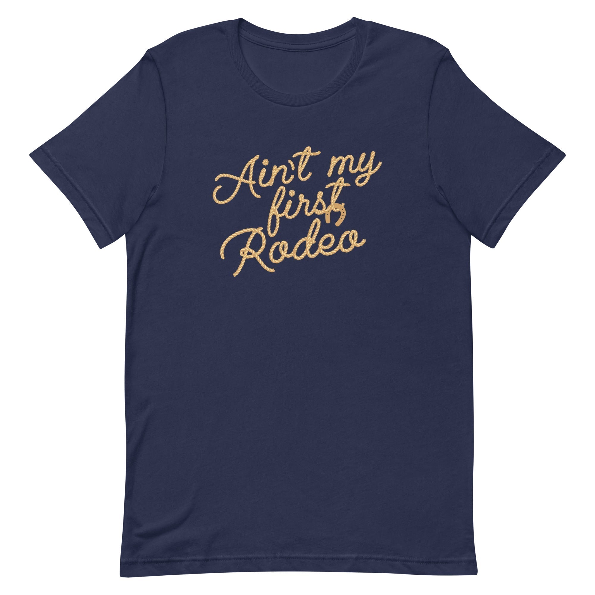 Ain't My First Rodeo Men's Signature Tee Hoodie, Sweatshirt | CoreVibeTees.com (Image 3)