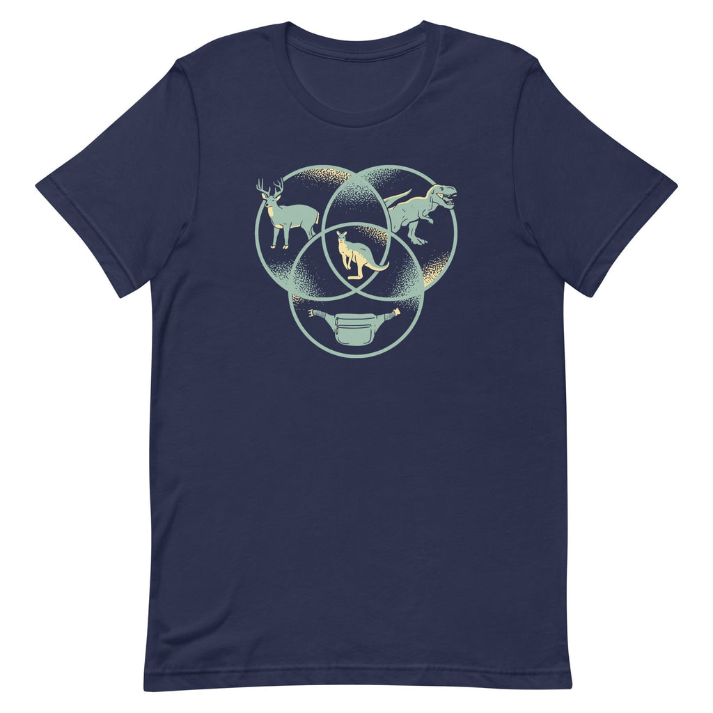Kangaroo Venn Diagram Men's Signature Tee Hoodie, Sweatshirt | CoreVibeTees.com (Image 3)