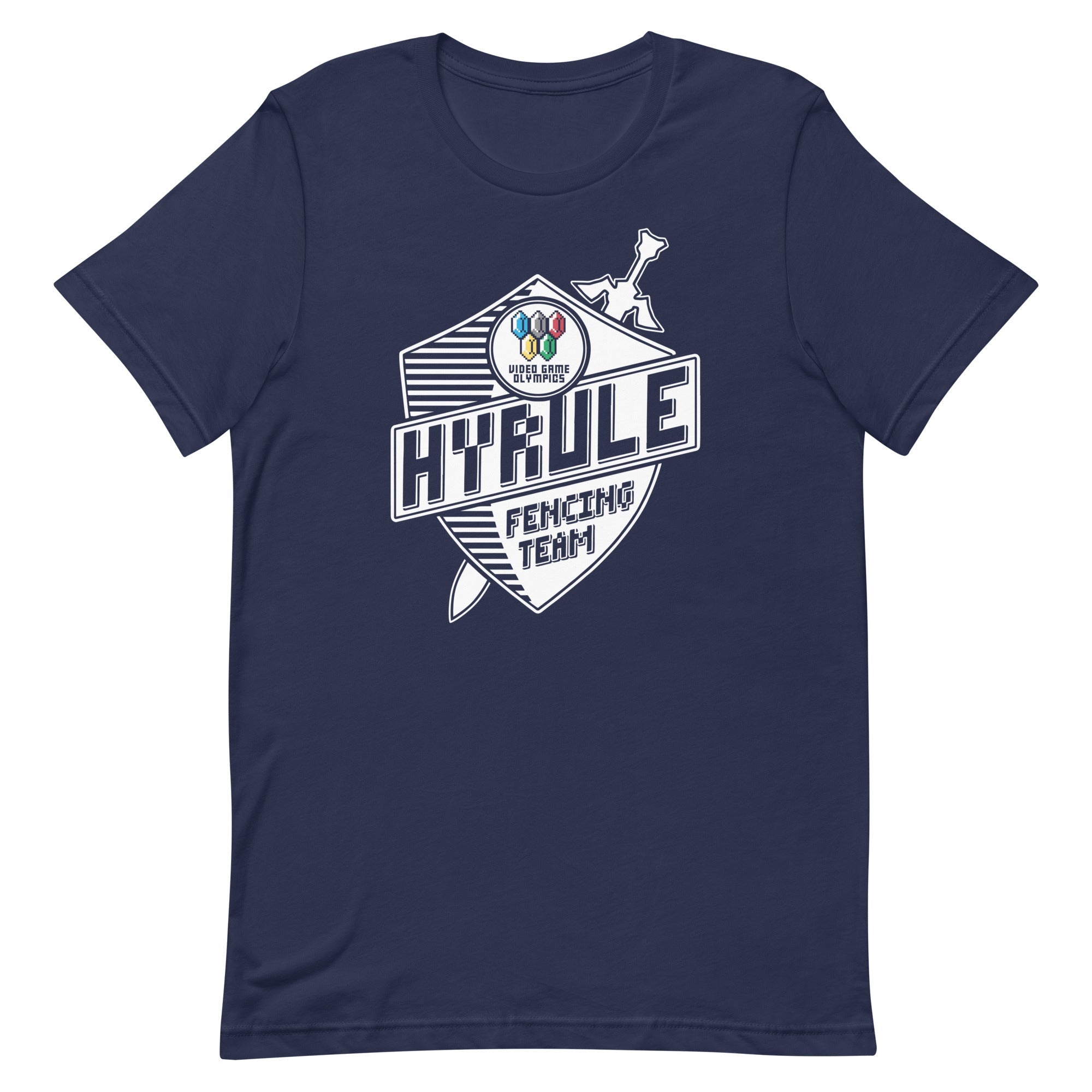 Hyrule Fencing Team Men's Signature Tee Hoodie, Sweatshirt | CoreVibeTees.com (Image 3)