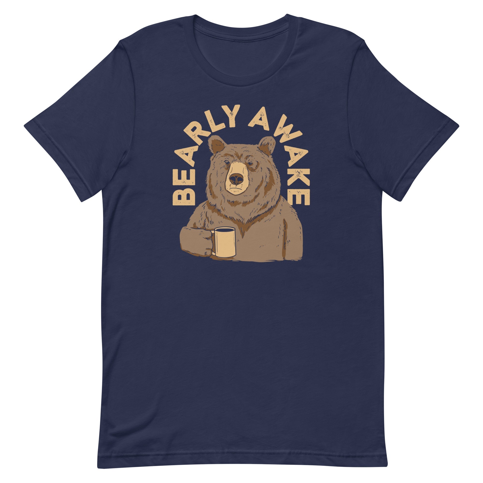 Bearly Awake Men's Signature Tee Hoodie, Sweatshirt | CoreVibeTees.com (Image 3)