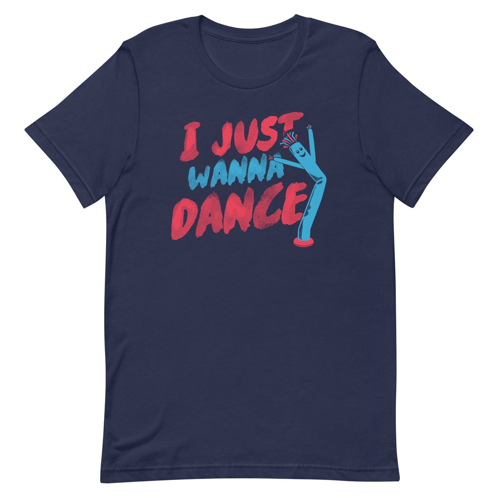 I Just Wanna Dance Men's Signature Tee Hoodie, Sweatshirt | CoreVibeTees.com (Image 3)