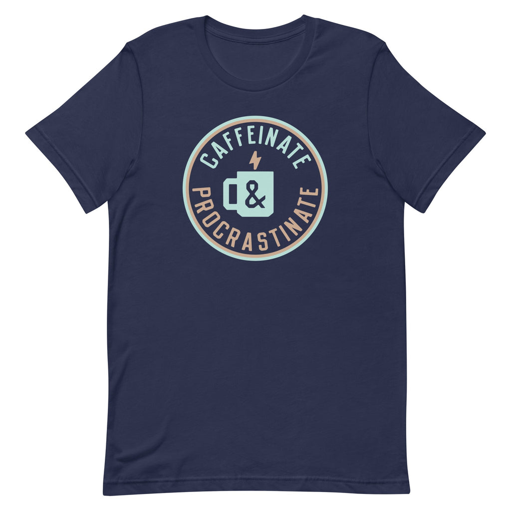 Caffeinate And Procrastinate Men's Signature Tee Hoodie, Sweatshirt | CoreVibeTees.com (Image 3)