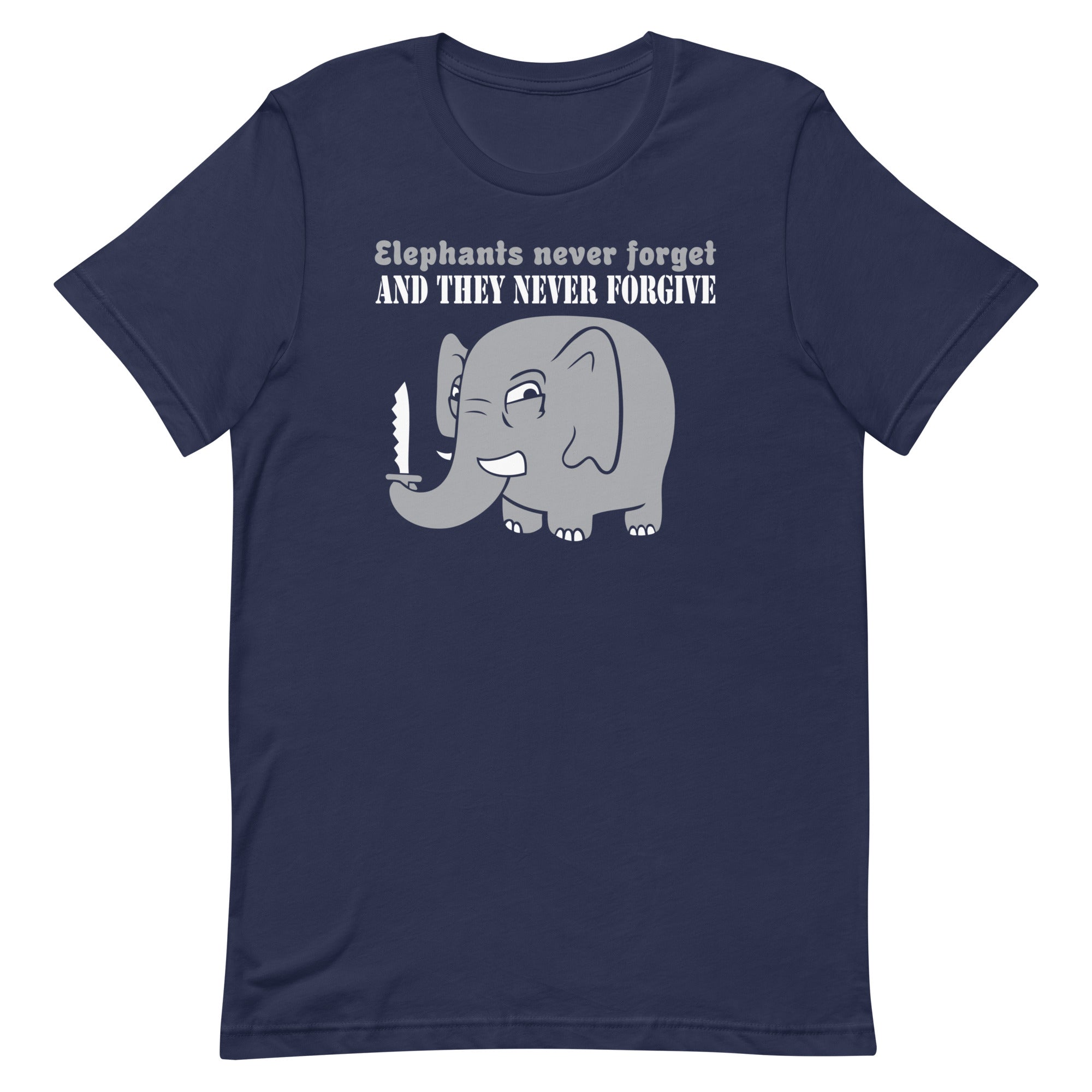 Elephants Never Forgive Men's Signature Tee Hoodie, Sweatshirt | CoreVibeTees.com (Image 3)