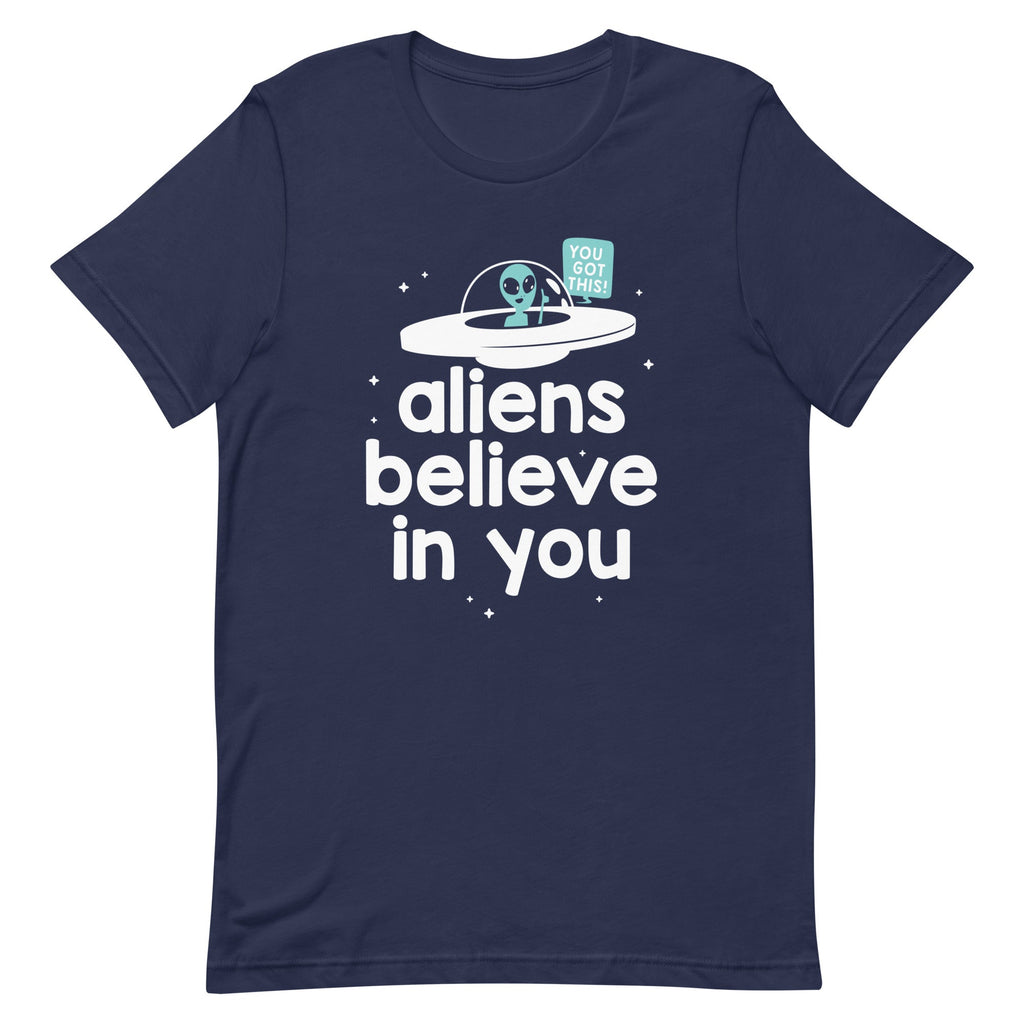 Aliens Believe In You Men's Signature Tee Hoodie, Sweatshirt | CoreVibeTees.com (Image 3)