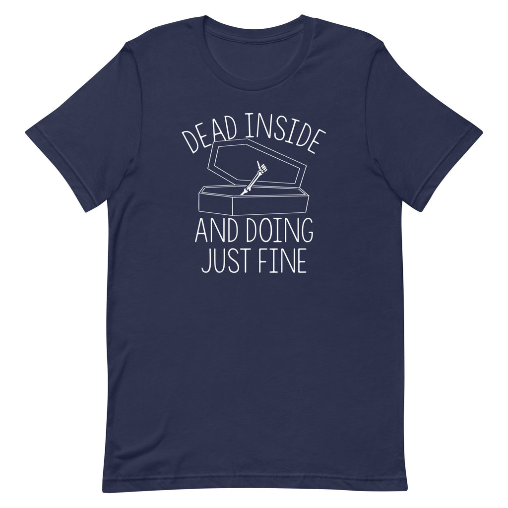 Dead Inside And Doing Fine Men's Signature Tee Hoodie, Sweatshirt | CoreVibeTees.com (Image 1)