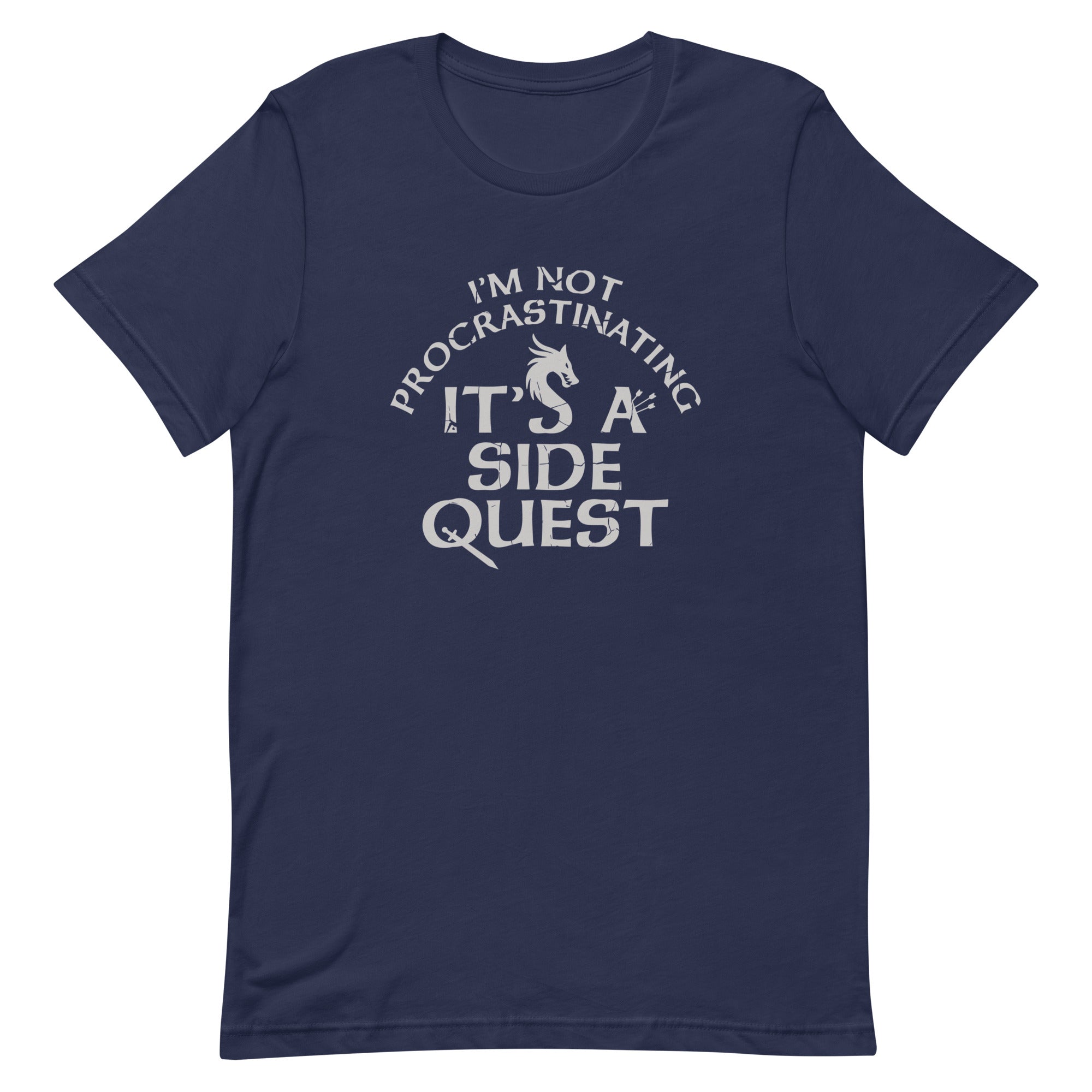 I'm Not Procrastinating, It's A Side Quest Men's Signature Tee Hoodie, Sweatshirt | CoreVibeTees.com (Image 2)