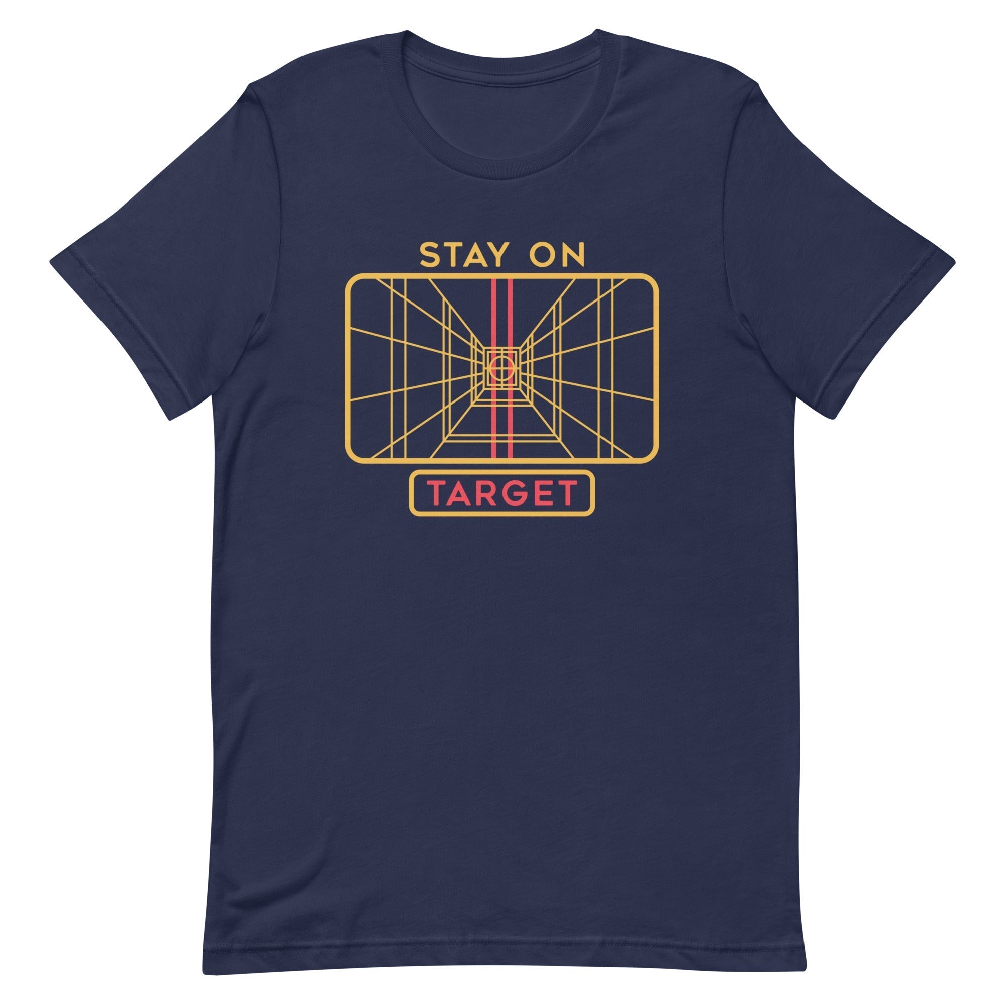 Stay On Target Men's Signature Tee Hoodie, Sweatshirt | CoreVibeTees.com (Image 2)