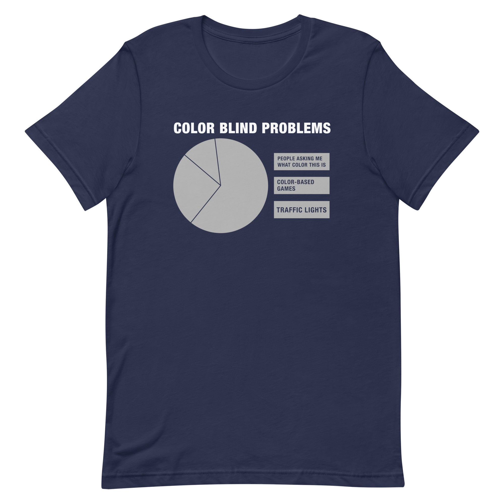 Color Blind Problems Men's Signature Tee Hoodie, Sweatshirt | CoreVibeTees.com (Image 3)