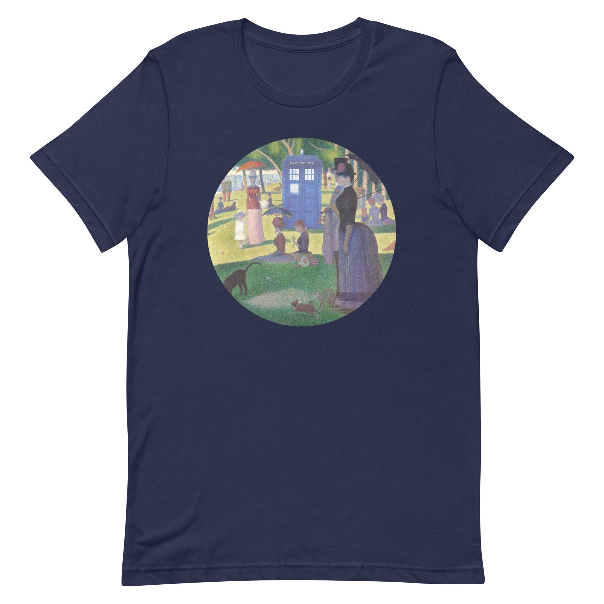 Tardis On La Grande Men's Signature Tee Hoodie, Sweatshirt | CoreVibeTees.com (Image 1)