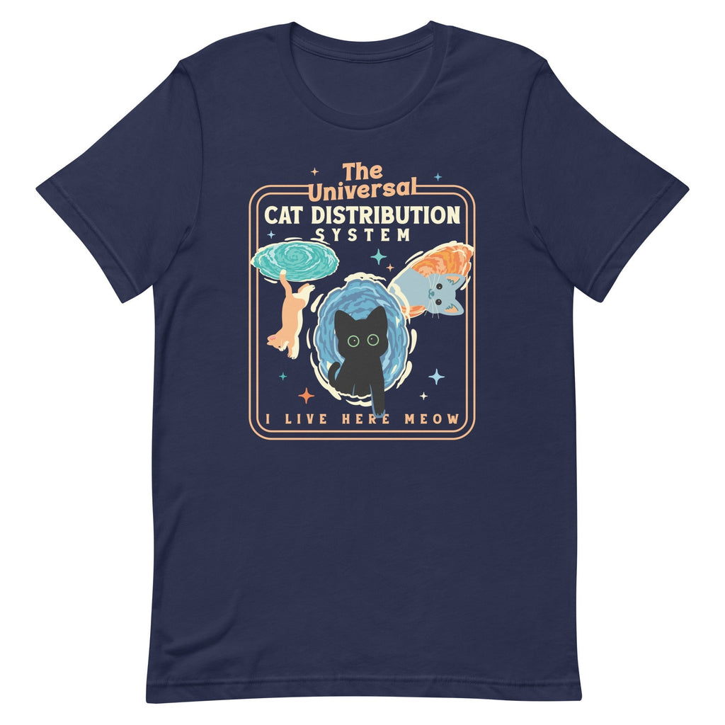 The Universal Cat Distribution System Men's Signature Tee Hoodie, Sweatshirt | CoreVibeTees.com (Image 2)