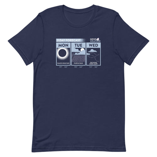 3 Day Forecast Men's Signature Tee Hoodie, Sweatshirt | CoreVibeTees.com (Image 2)