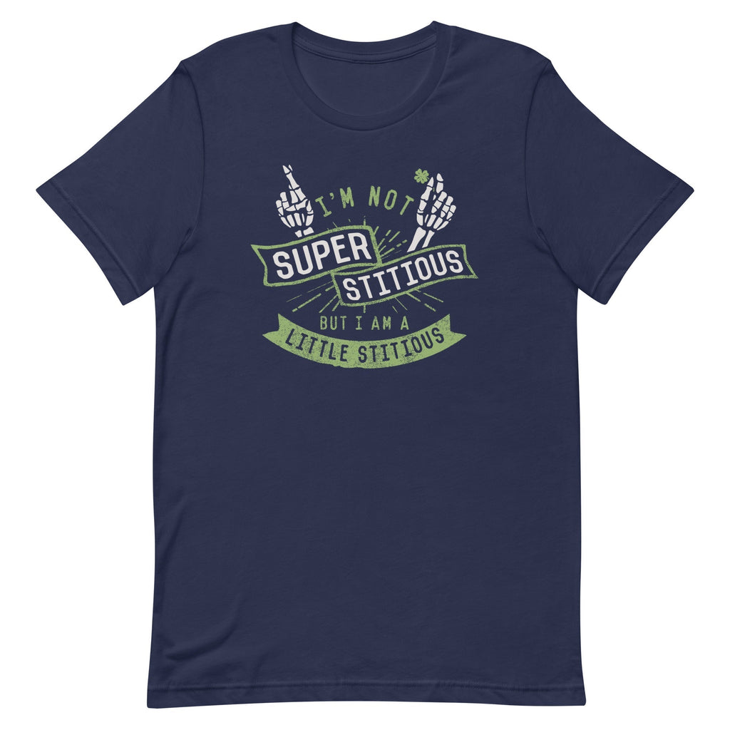 I'm Not Superstitious, But I Am A Little Stitious Men's Signature Tee Hoodie, Sweatshirt | CoreVibeTees.com (Image 2)