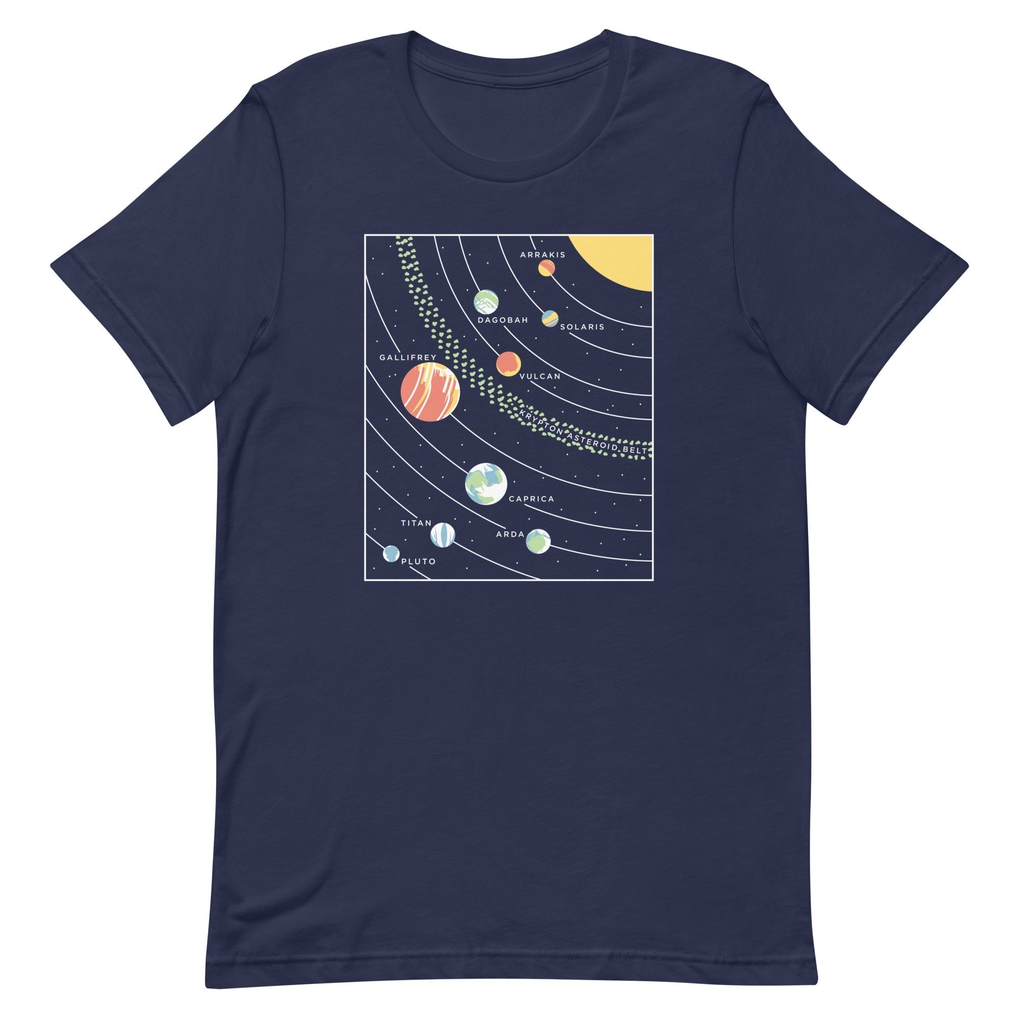 9 Planets Men's Signature Tee Hoodie, Sweatshirt | CoreVibeTees.com (Image 2)