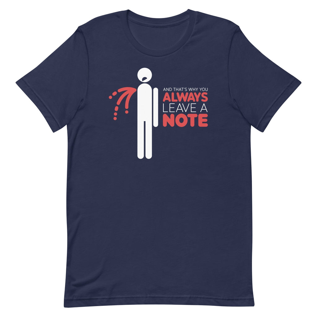 Always Leave A Note Men's Signature Tee Hoodie, Sweatshirt | CoreVibeTees.com (Image 2)