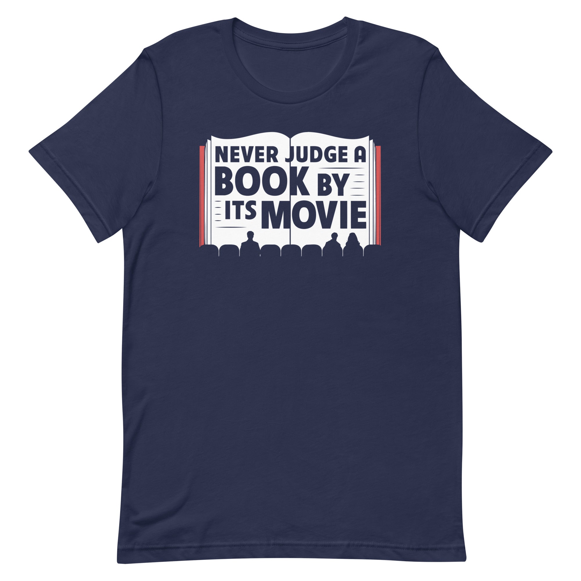 Never Judge A Book By Its Movie Men's Signature Tee Hoodie, Sweatshirt | CoreVibeTees.com (Image 2)