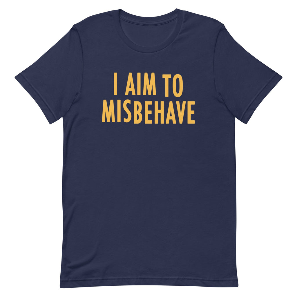 I Aim To Misbehave Men's Signature Tee Hoodie, Sweatshirt | CoreVibeTees.com (Image 2)