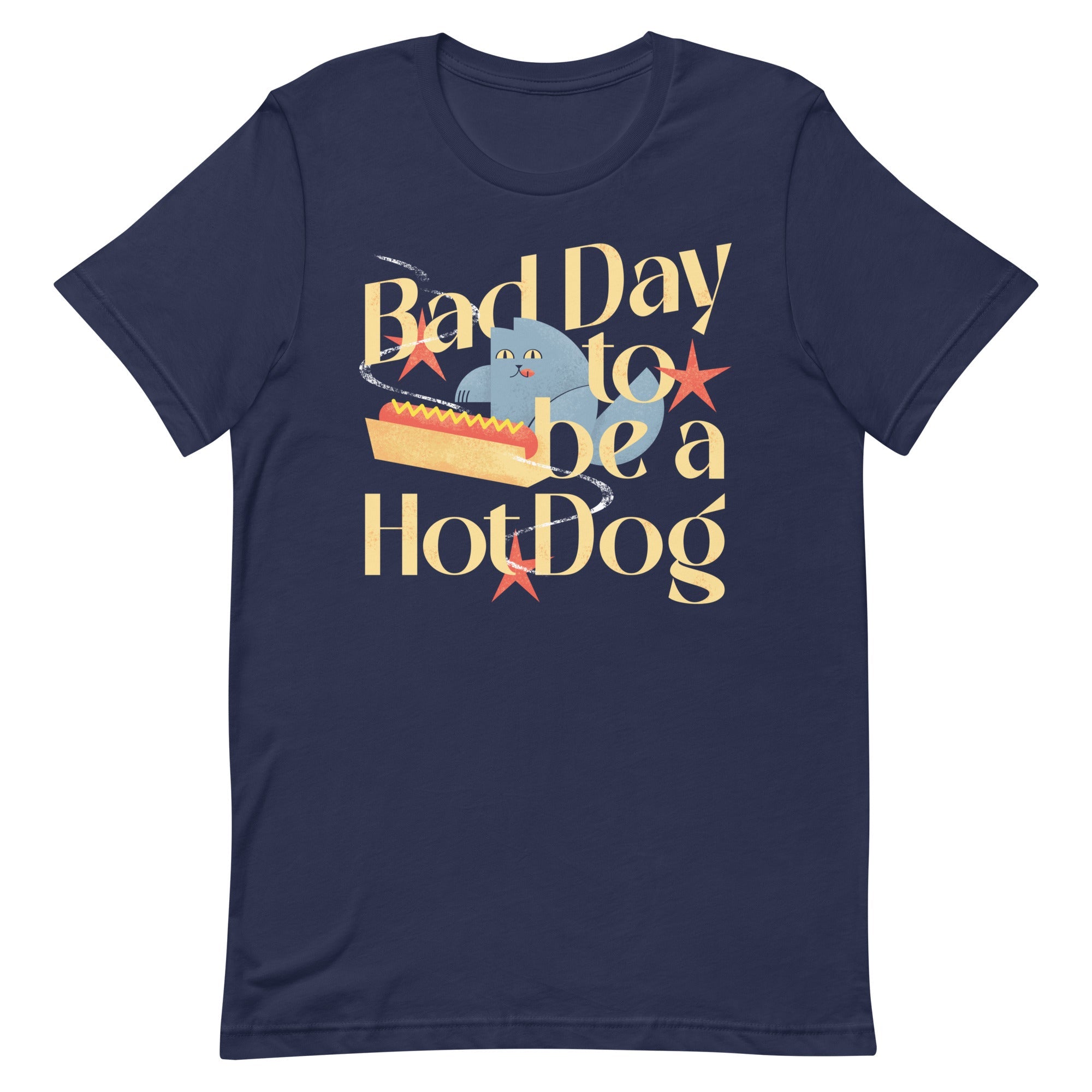 Bad Day To Be A Hot Dog Men's Signature Tee