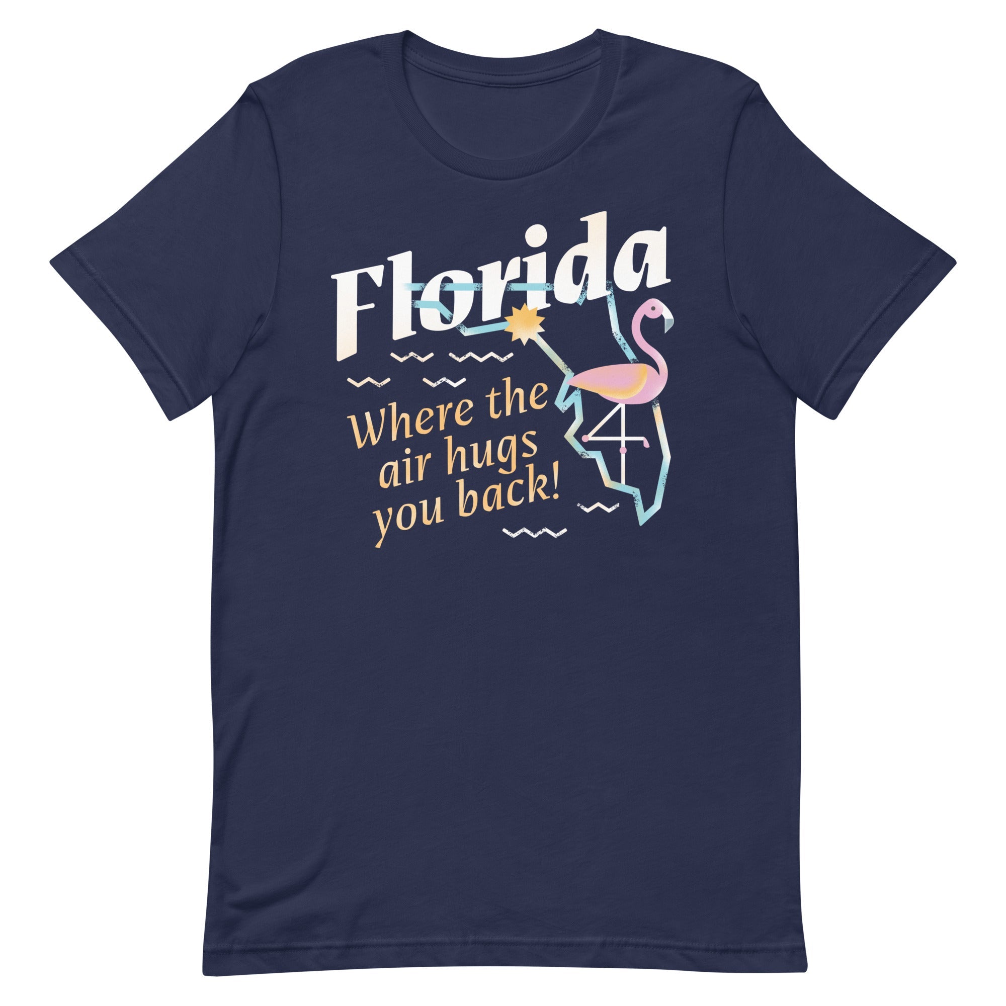 Florida Where The Air Hugs You Back Men's Signature Tee