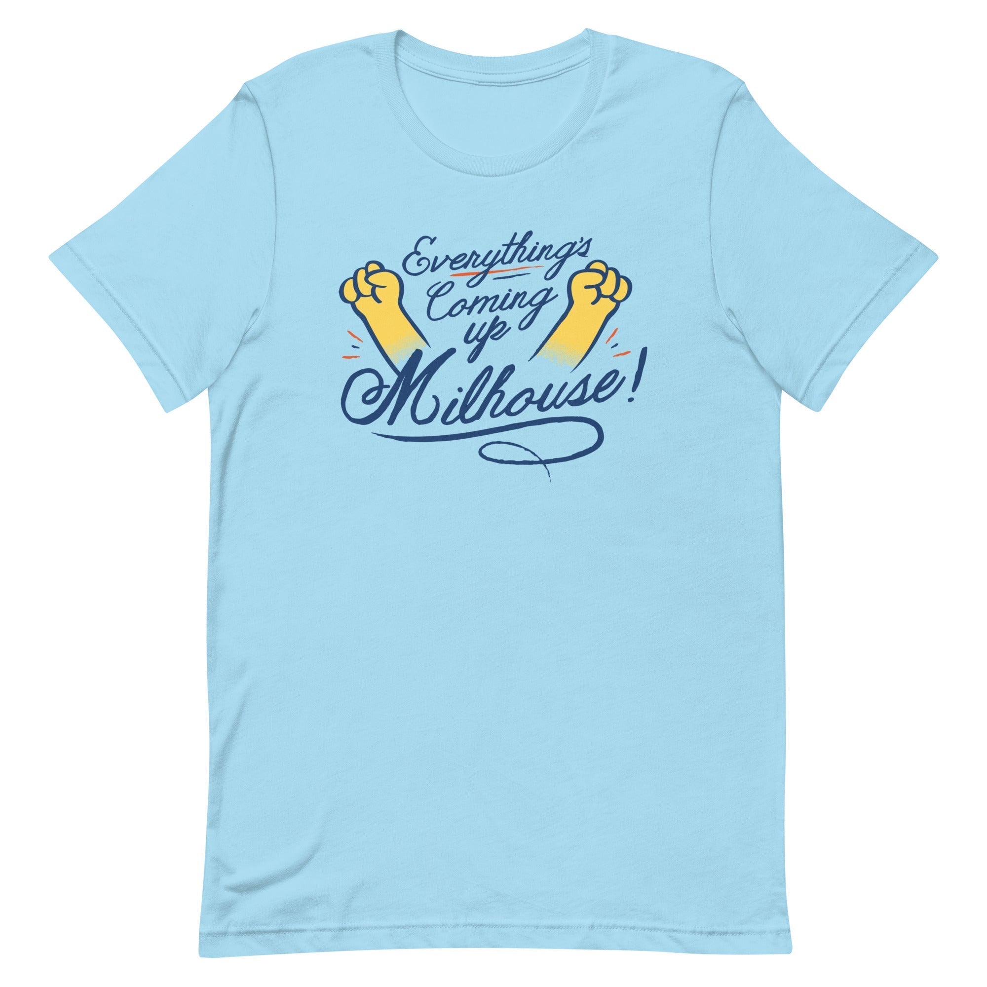 Everything's Coming Up Milhouse! Men's Signature Tee Hoodie, Sweatshirt | CoreVibeTees.com (Image 4)